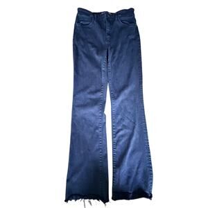 Joe's Jeans Womens 31 Black Flare Jeans 31 Inseam Raw Hem Bootcut Y2K